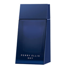 Perry Ellis Sky EDT bottle front, a crisp daytime fragrance for modern men