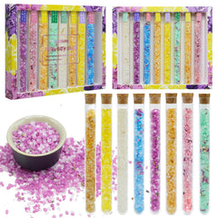 Persidra eight-pack bath salts gift box for easy gifting and self-care rituals.
