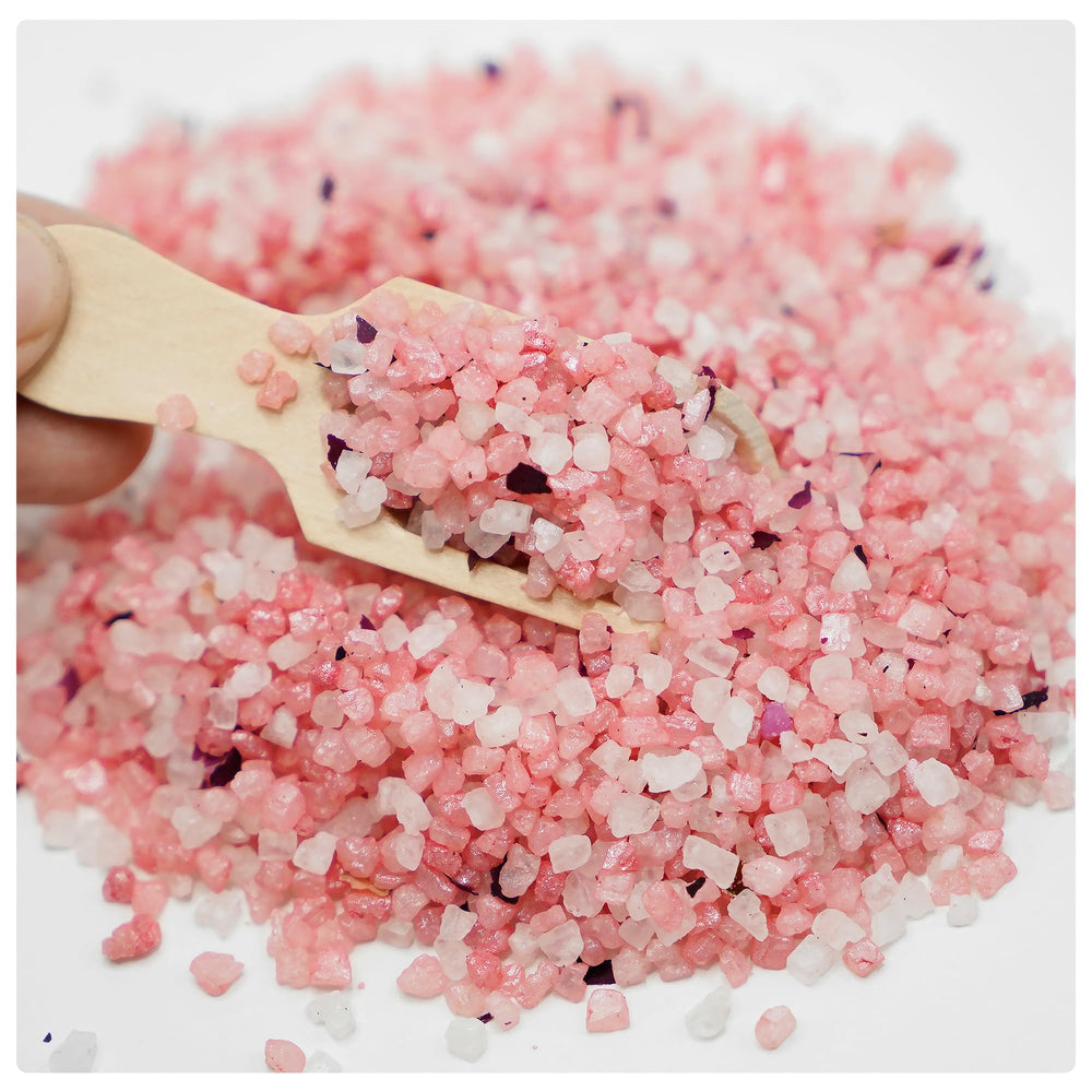 Persidra Lavender bath salt for relaxation and stress relief.