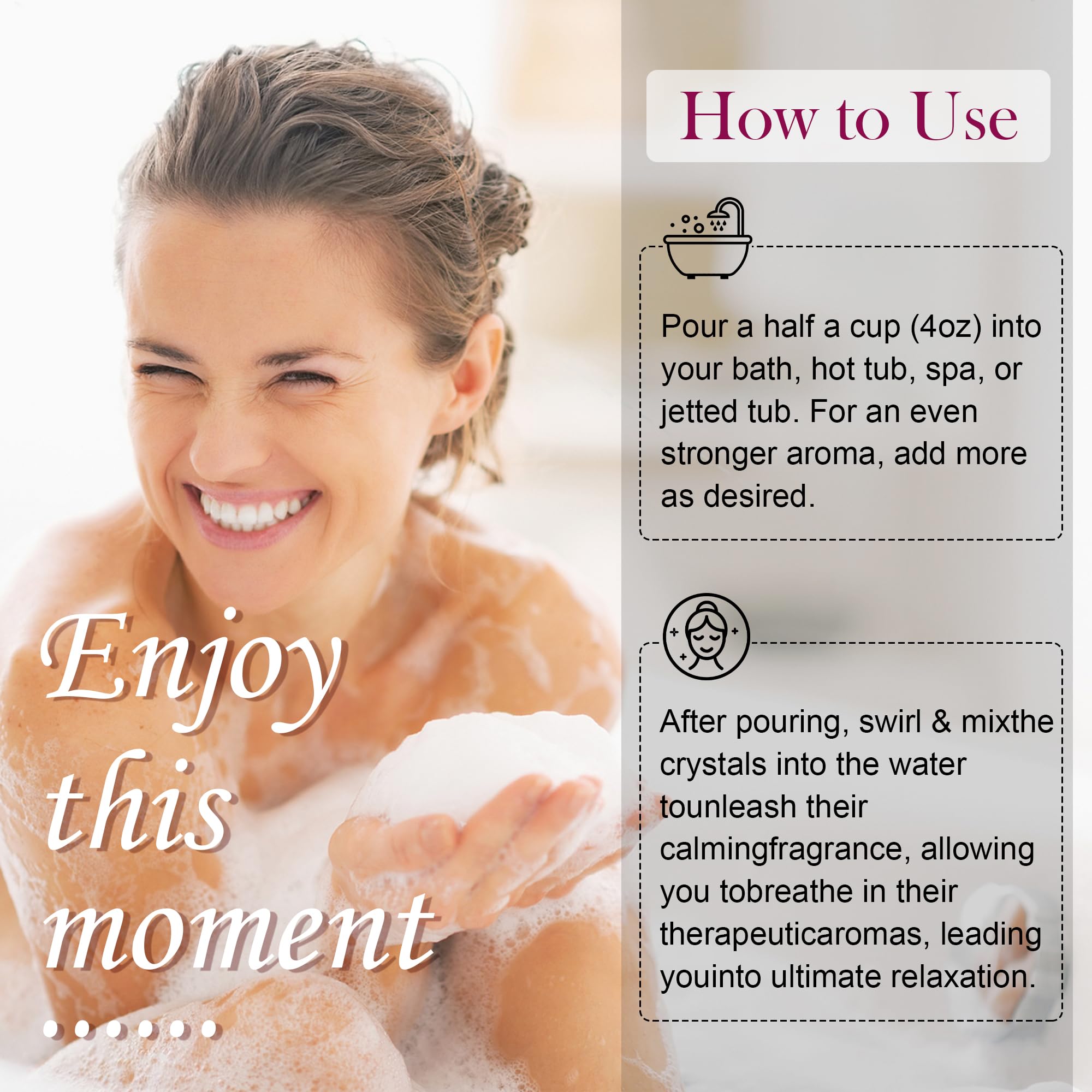 Persidra Rose bath salt for romantic pampering and calm evenings.