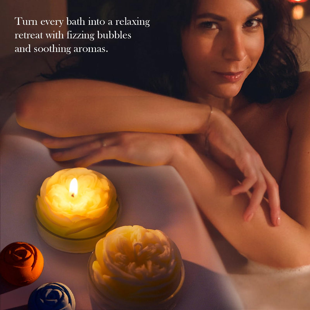 Persidra six scent variety, offering mood-enhancing bath experiences.