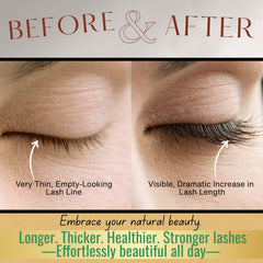 Persona Beauty serum applicator brush ready for precise lash-line application.