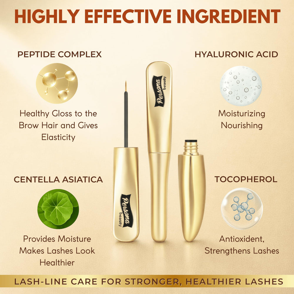 Ingredient panel features biotin and peptides for lash nourishment.