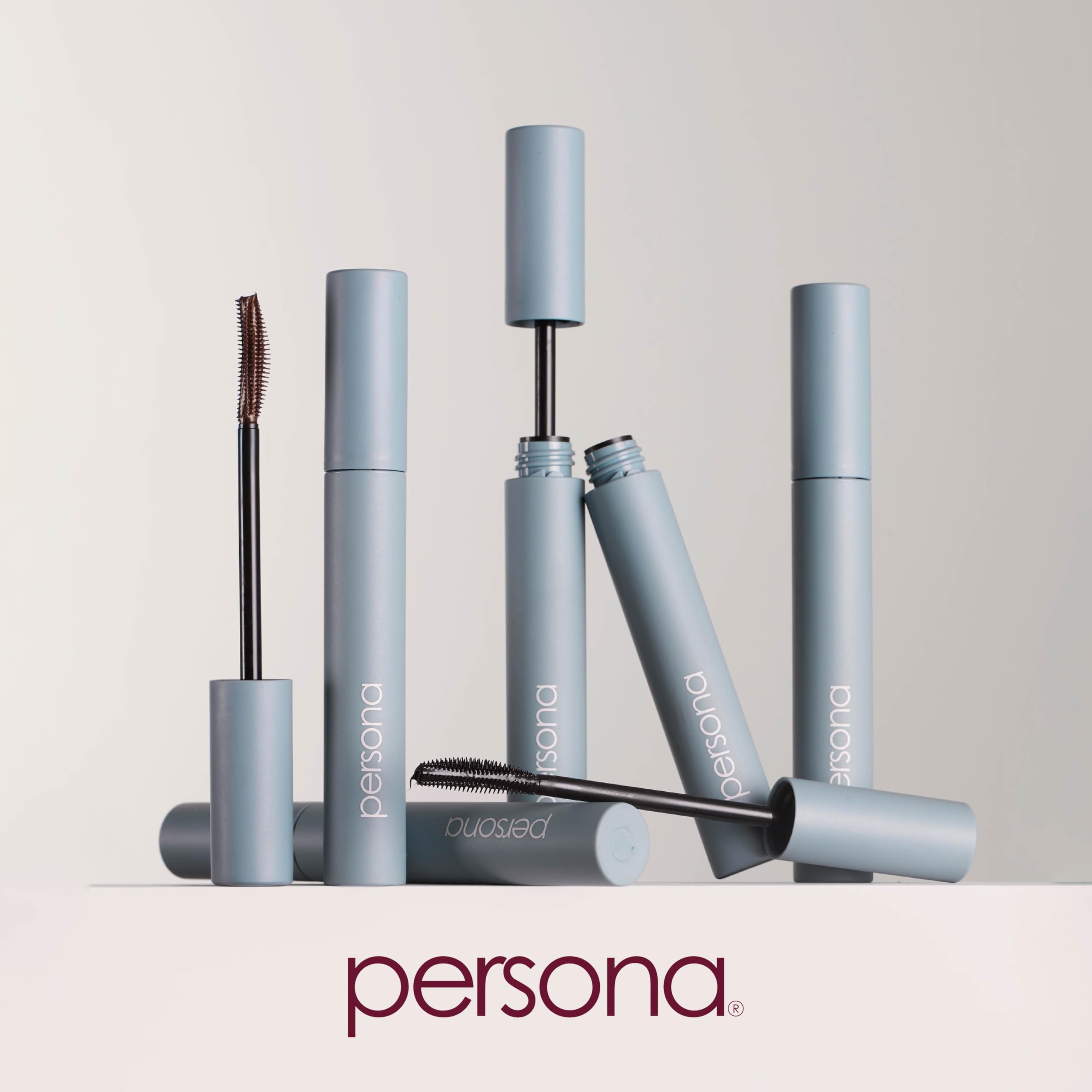 PERSONA Volumizing Tubing Mascara buildable volume for customizable looks.