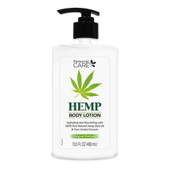 Personal Care Hemp Body Lotion with Pump bottle for easy daily hydration.
