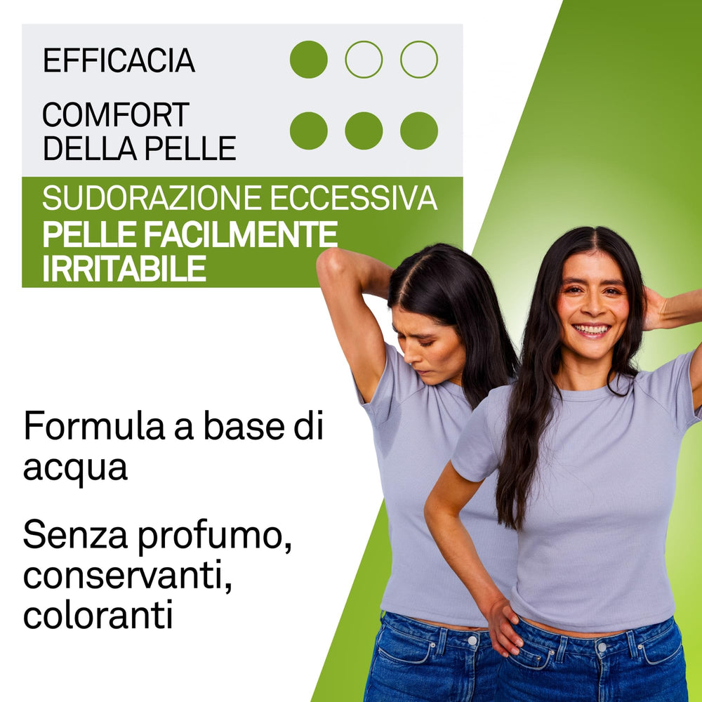 Close-up of PerspireX Comfort formula designed for skin comfort and protection.