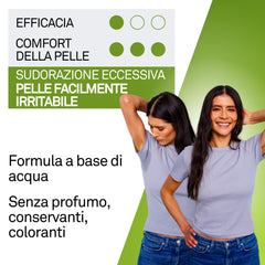 Close-up of PerspireX Comfort formula designed for skin comfort and protection.