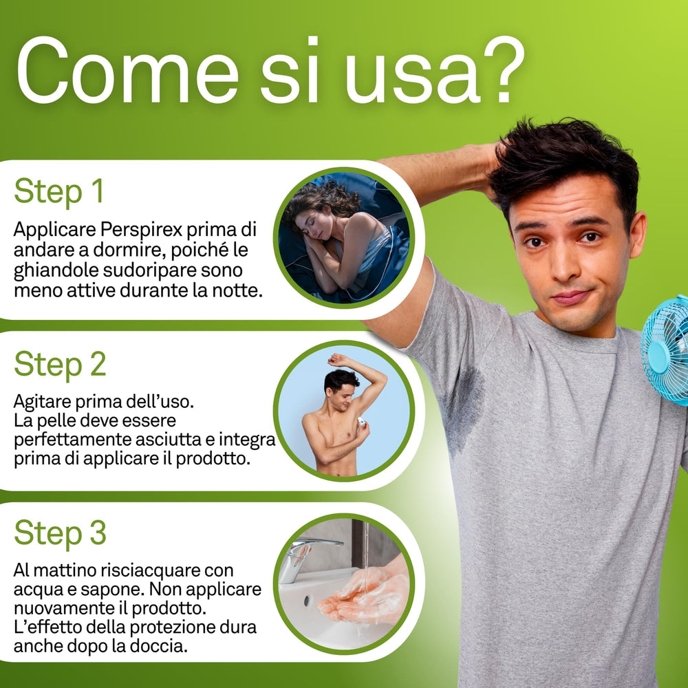 PerspireX Comfort packaging highlighting long-lasting protection and CPX skin comfort.