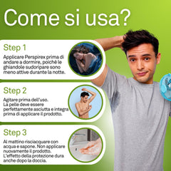 PerspireX Comfort packaging highlighting long-lasting protection and CPX skin comfort.