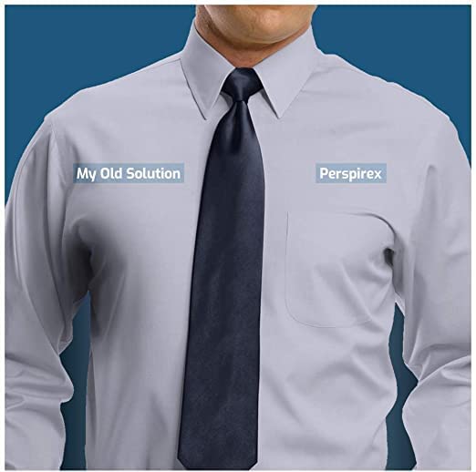 Perspirex Original roll-on application demonstrates easy daily use for reliable sweat control.