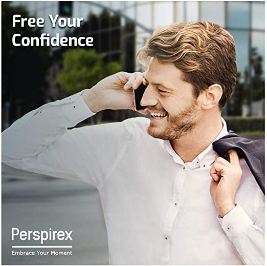 Perspirex Original skin-care system visualization highlights gentle protection for sensitive skin.