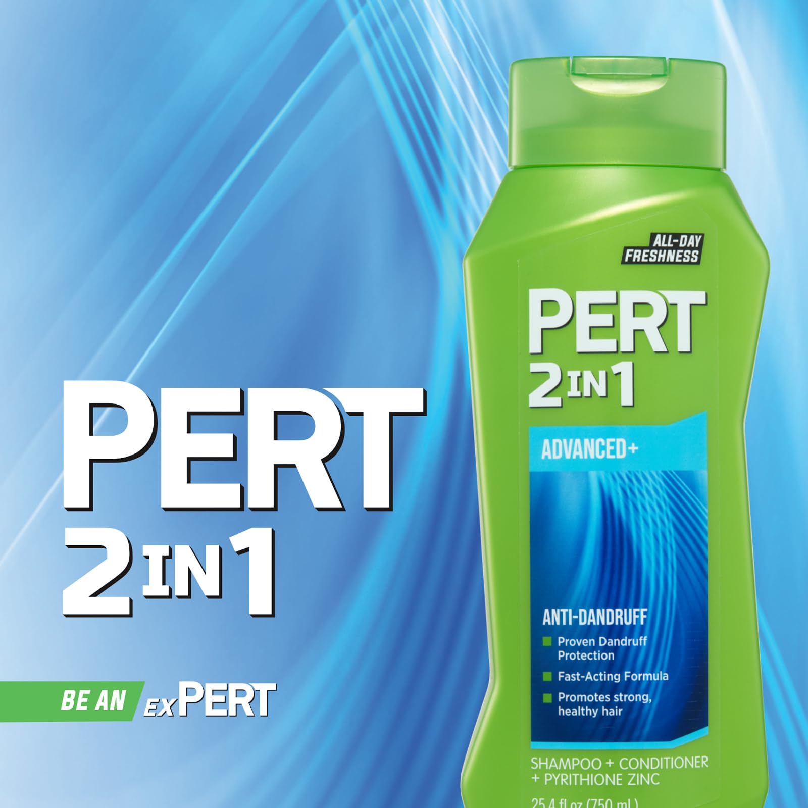Pert Plus all-day freshness scent helps you feel confident throughout the day.