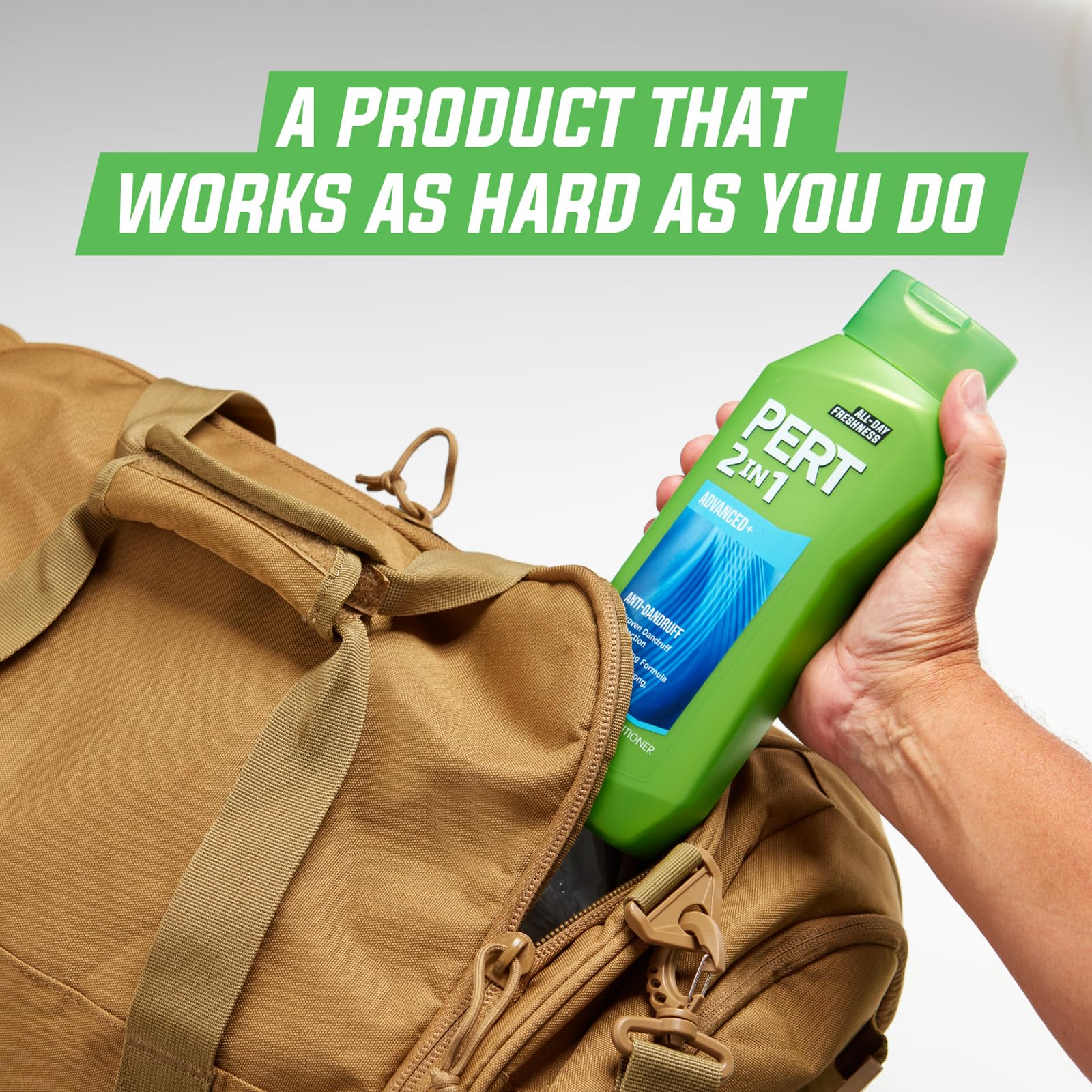 Pert Plus bottle label emphasizes 2% salicylic acid for scalp care.
