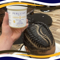 Peruvian White Locs Definition with rolling technique for secure twists.