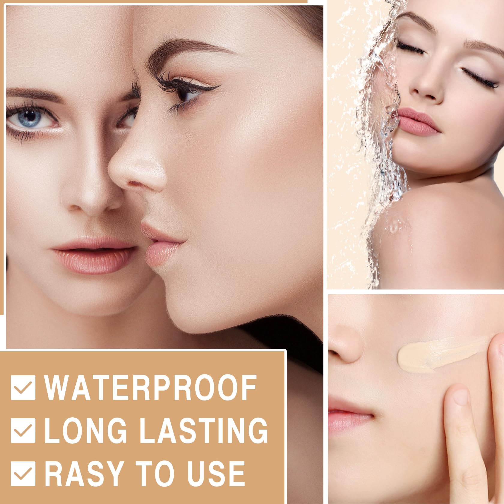 PERVALA CC Cream delivers a dewy, moisturized complexion after application.