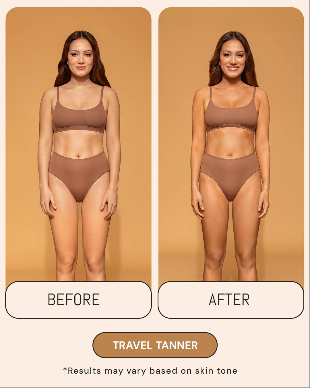 Peta Jane Tan Extender lotion application area demonstrates even coverage potential.