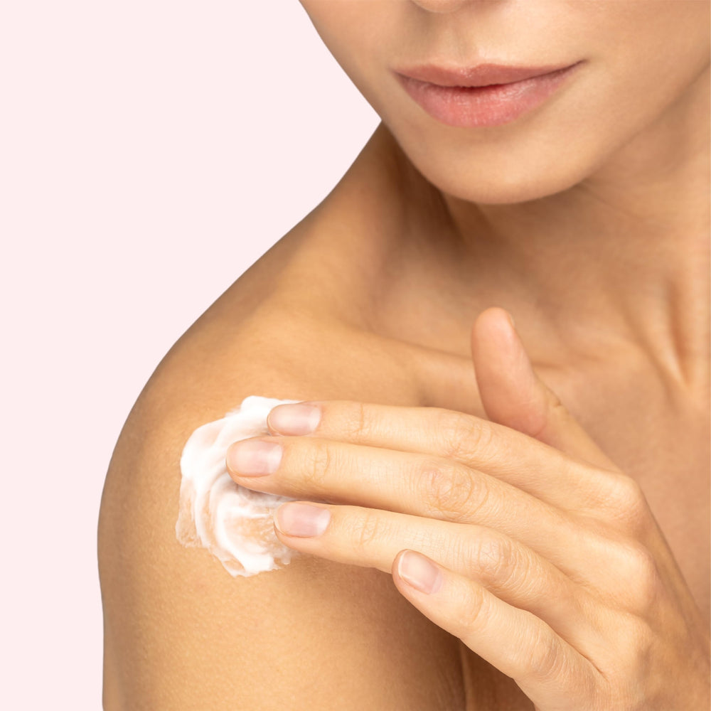 Petal Fresh Guava Nectar cream applied on arm demonstrates quick absorption