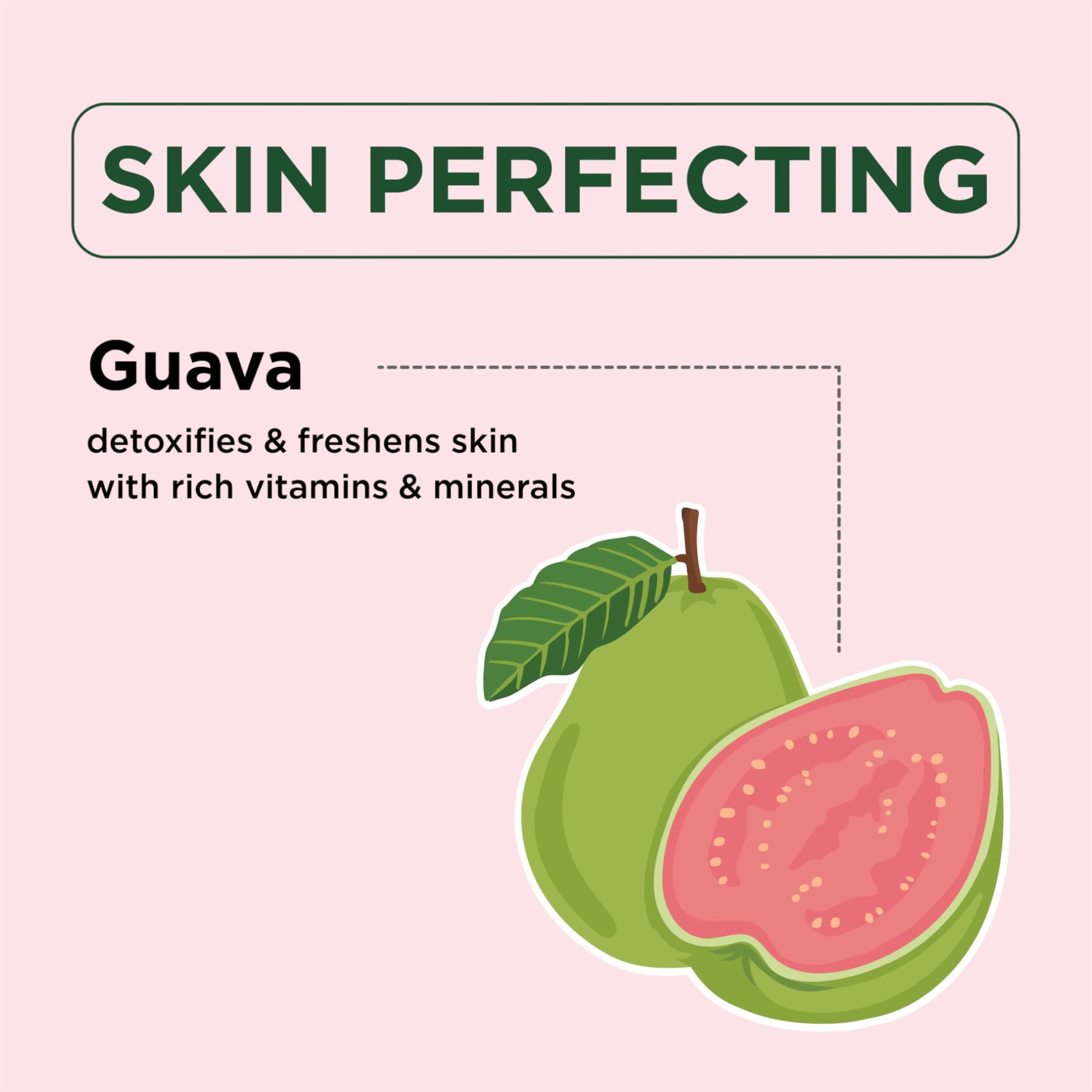 Petal Fresh Guava Nectar texture close-up showcases a creamy, quick-absorbing consistency
