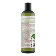 Close-up of rich foam from Petal Fresh shampoo for a luxurious lather.