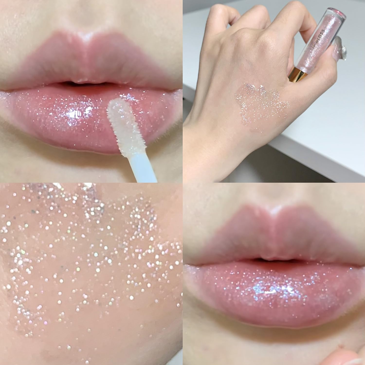 Petansy layerable lip gloss variants for day to night looks.