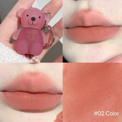Petansy long-wearing lipstick stays put through daily activities.