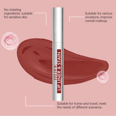 Petansy matte finish lip stain swatches reveal rich pigment.
