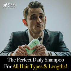 Pete & Pedro Clean dandruff-support formula for mild flakes.