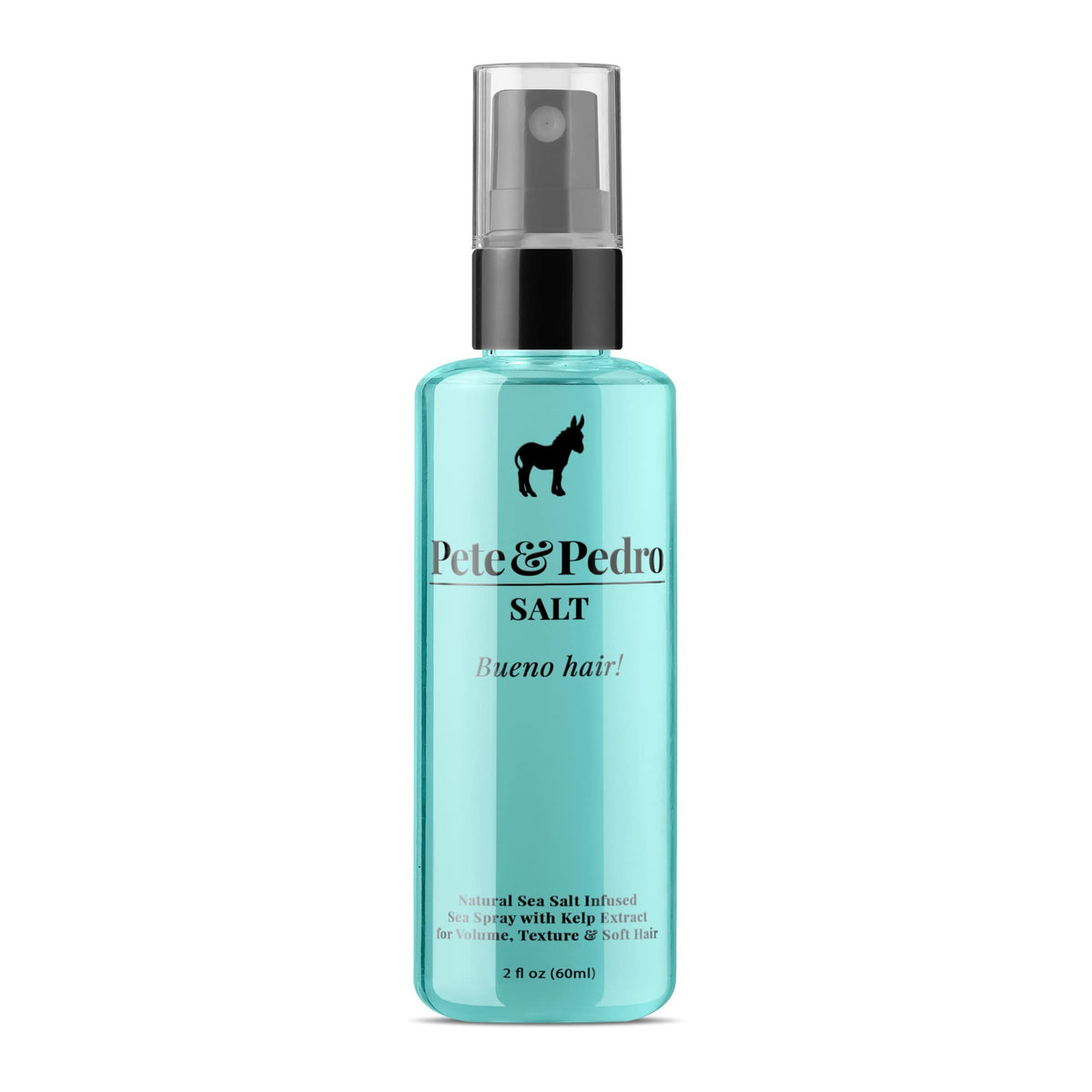 Pete & Pedro SALT bottle pour shows easy texture and volume.