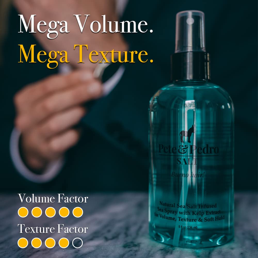 Pete & Pedro SALT creates natural texture with a low shine finish.