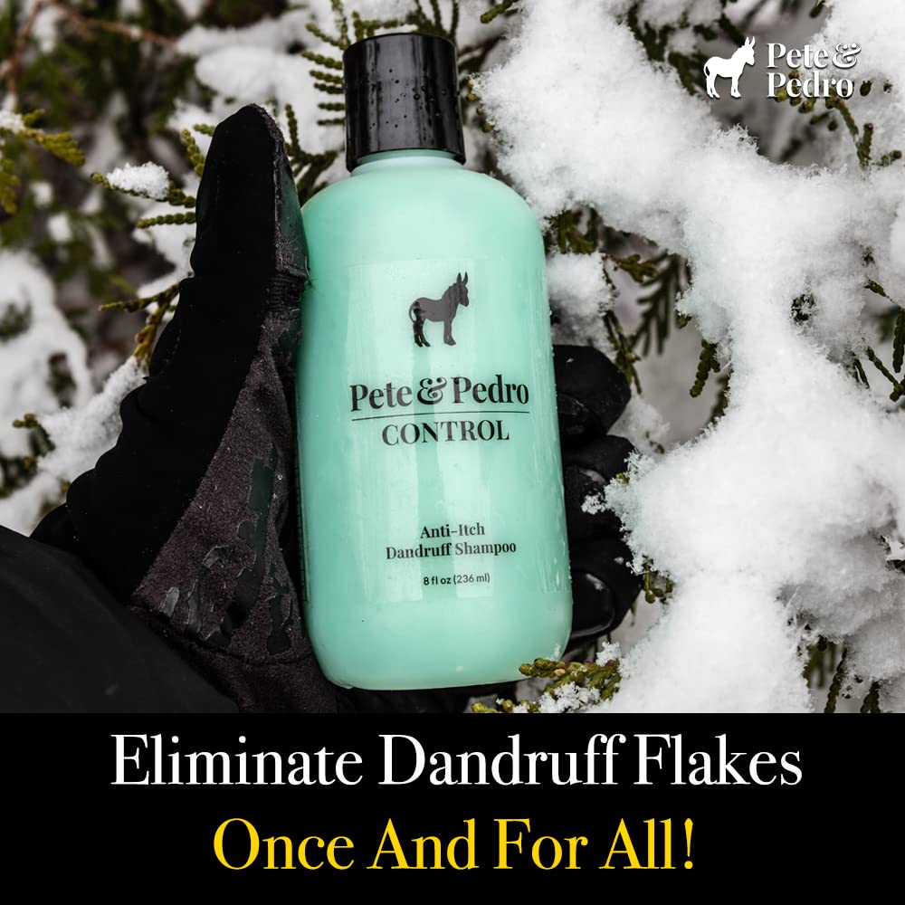 Pete & Pedro Control bottle emphasizes menthol cooling sensation during wash