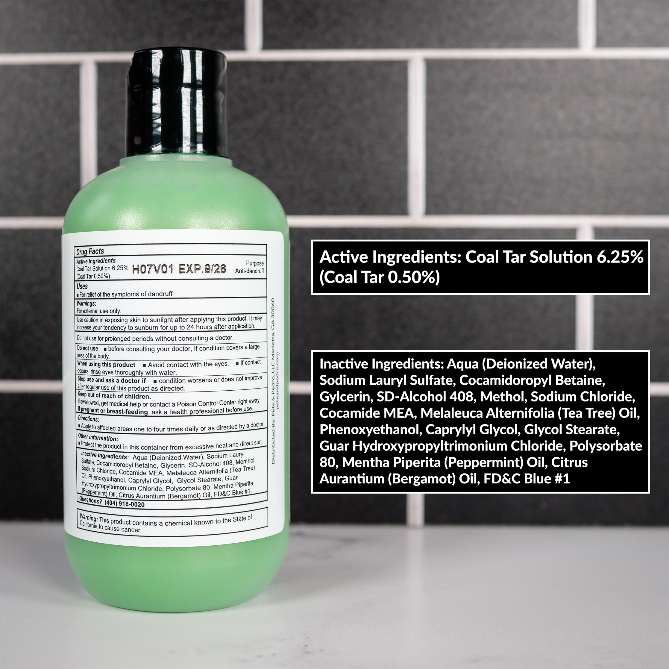 Pete & Pedro Control pump top for easy, mess-free dispensing