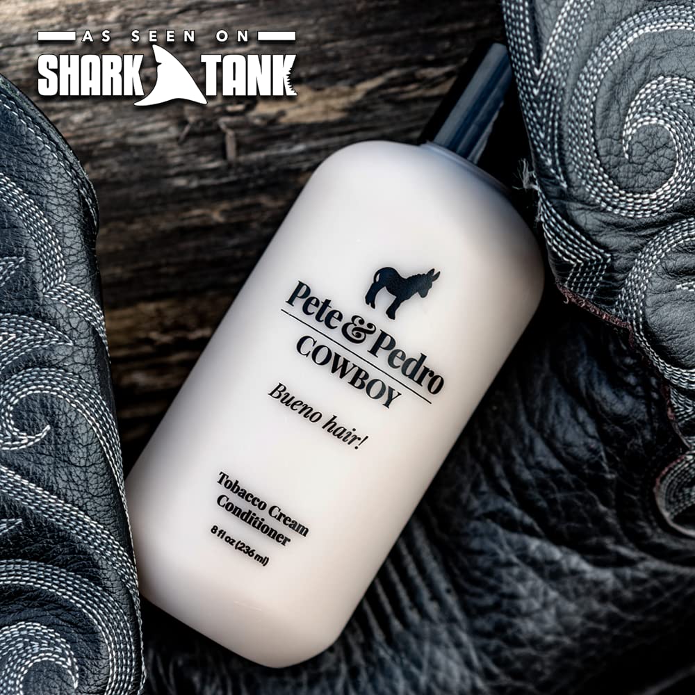 Applying Pete & Pedro Cowboy conditioner for quick smoothing