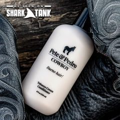 Applying Pete & Pedro Cowboy conditioner for quick smoothing