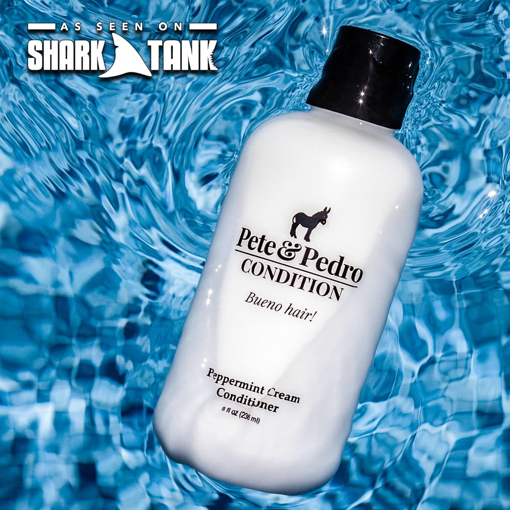 Daily-use hair care setup with shampoo and conditioner side by side