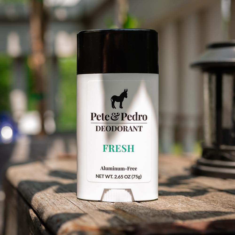 Pete & Pedro Fresh suits sensitive skin with gentle, aluminum-free protection.