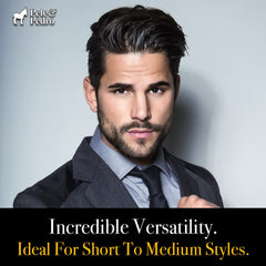 Pete & Pedro Hair Pomade slick-back style demonstrating a polished look