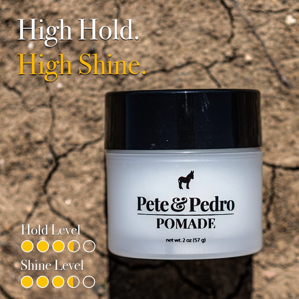 Pete & Pedro Hair Pomade texture swatch showcasing smooth, glossy finish