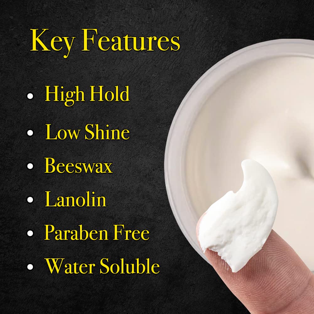 Pete & Pedro Hair Putty jar open reveals creamy texture for styling