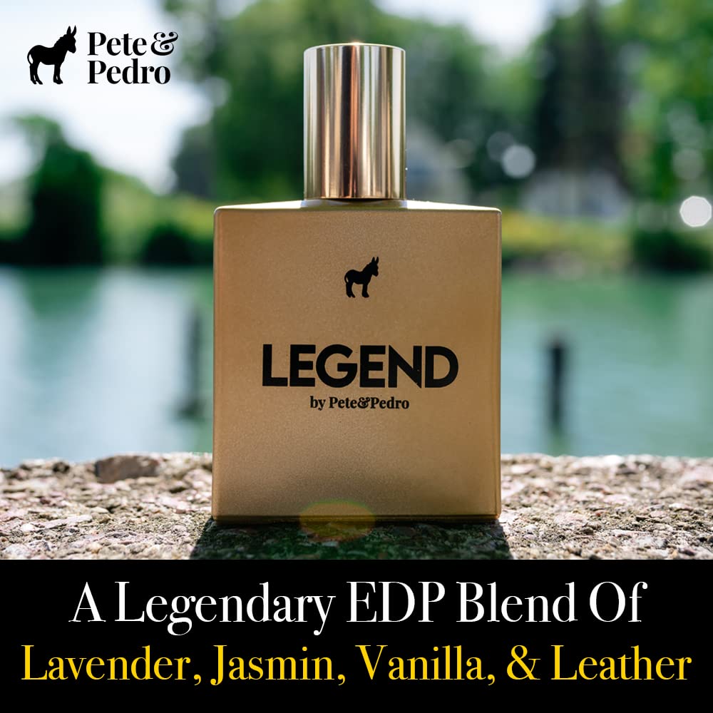 Pete & Pedro Legend label closeup emphasizes quality and premium presentation.