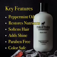Pete & Pedro Signature Hair Care Set on display showing the full kit