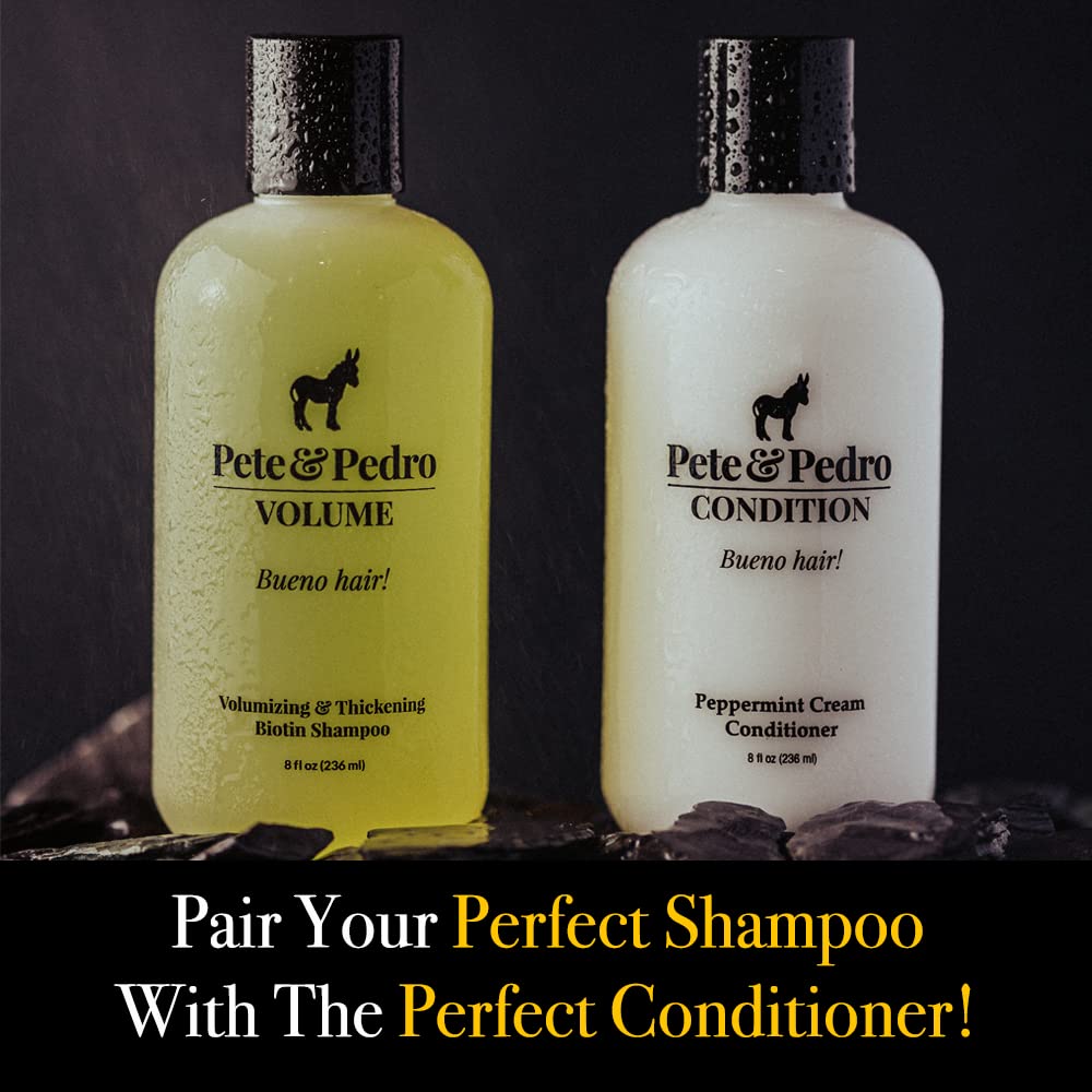  Pete & Pedro Volume Shampoo packaging open reveals premium bottle design