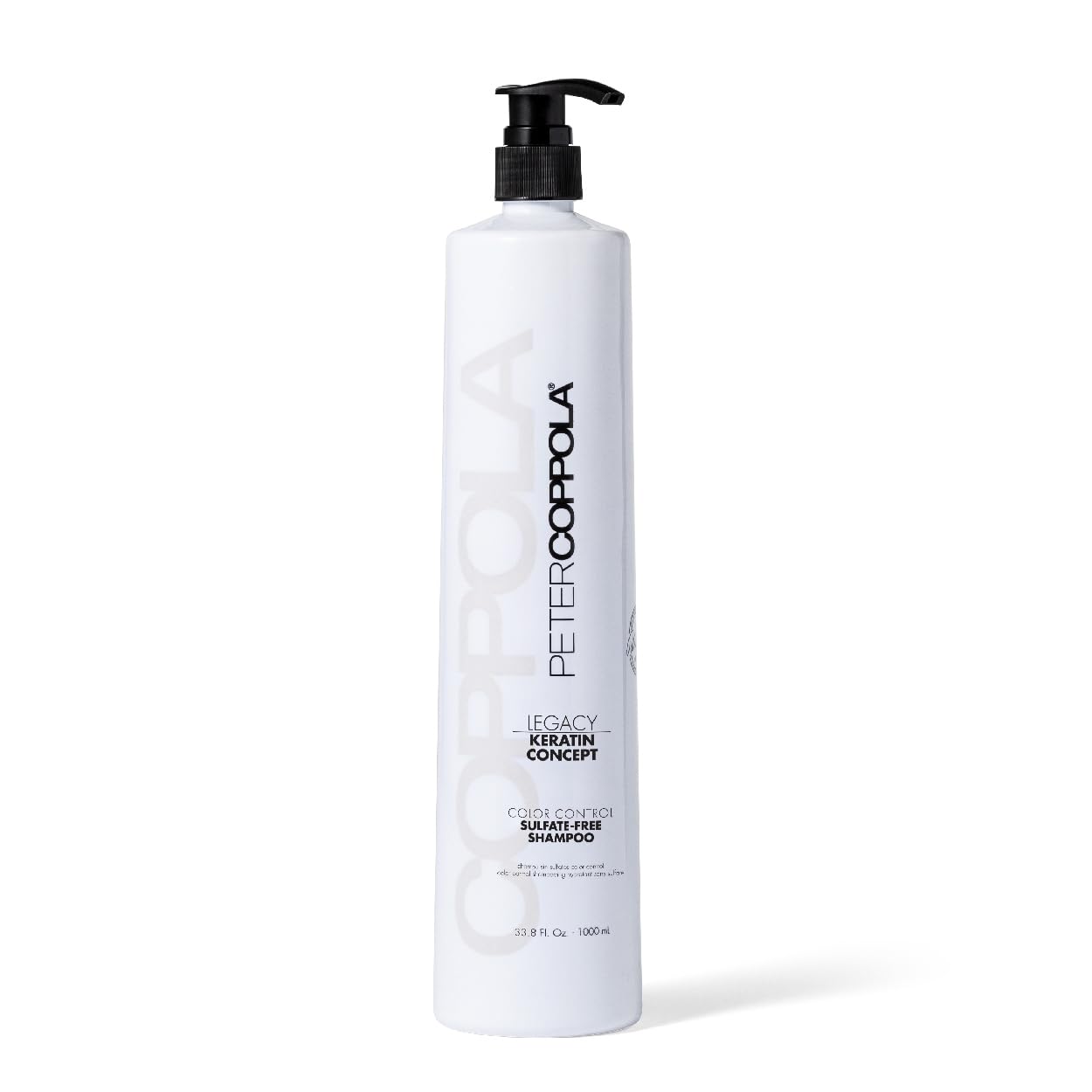Peter Coppola Color Control Shampoo bottle showing color protection for vibrant hair.