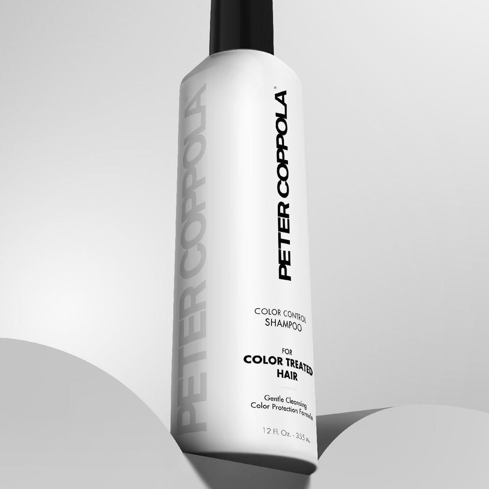 Hair with a soft satin finish following Color Control Shampoo use.