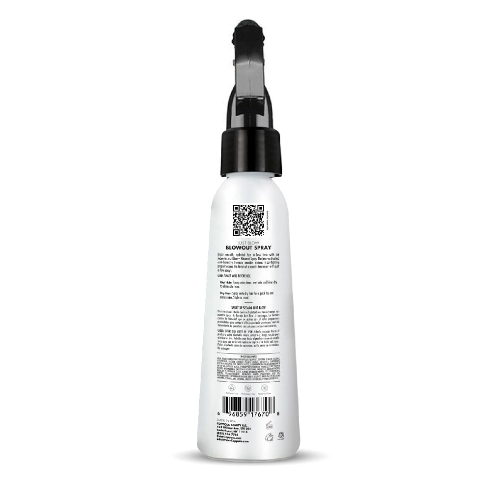 Peter Coppola Just Blow frizz control and shine enhancement for all hair types.