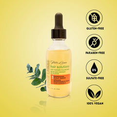 Peter Lamas Hair Solutions Scalp Serum packaging showing vegan commitment.