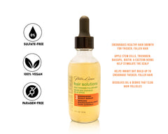 Peter Lamas Hair Solutions energizing scalp serum pump application for even distribution.