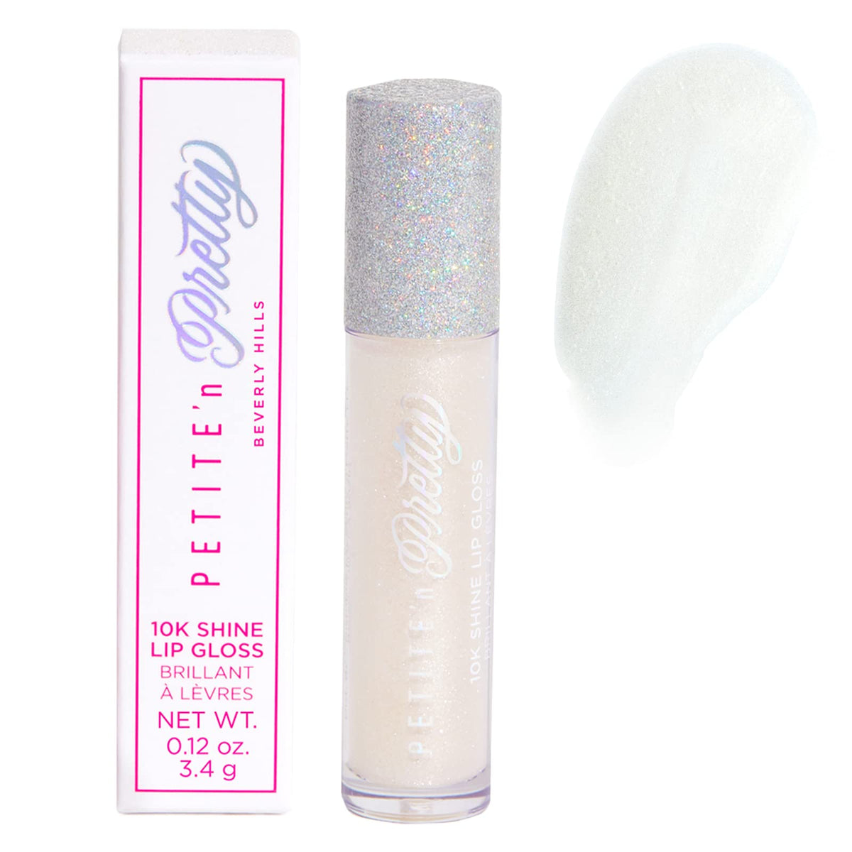 Petite 'N Pretty 10K Shine Lip Gloss Diamond Heist offers dazzling high shine.