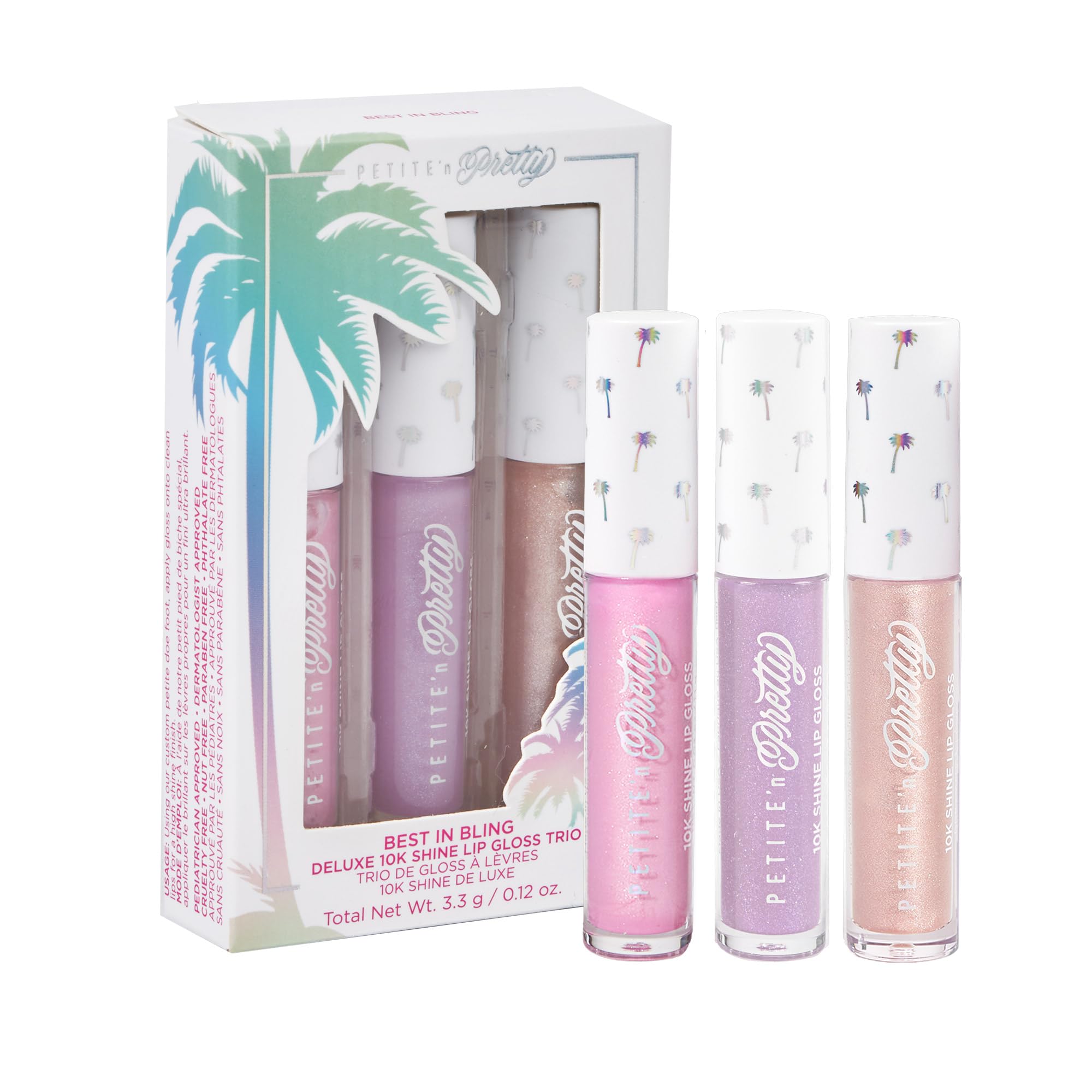 petite-n-pretty 10k shine pigments closeup highlights ultra-sparkle for kids.
