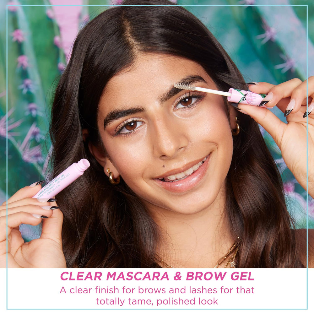 Petite N Pretty clear browgel natural hold on brows for a neat look.
