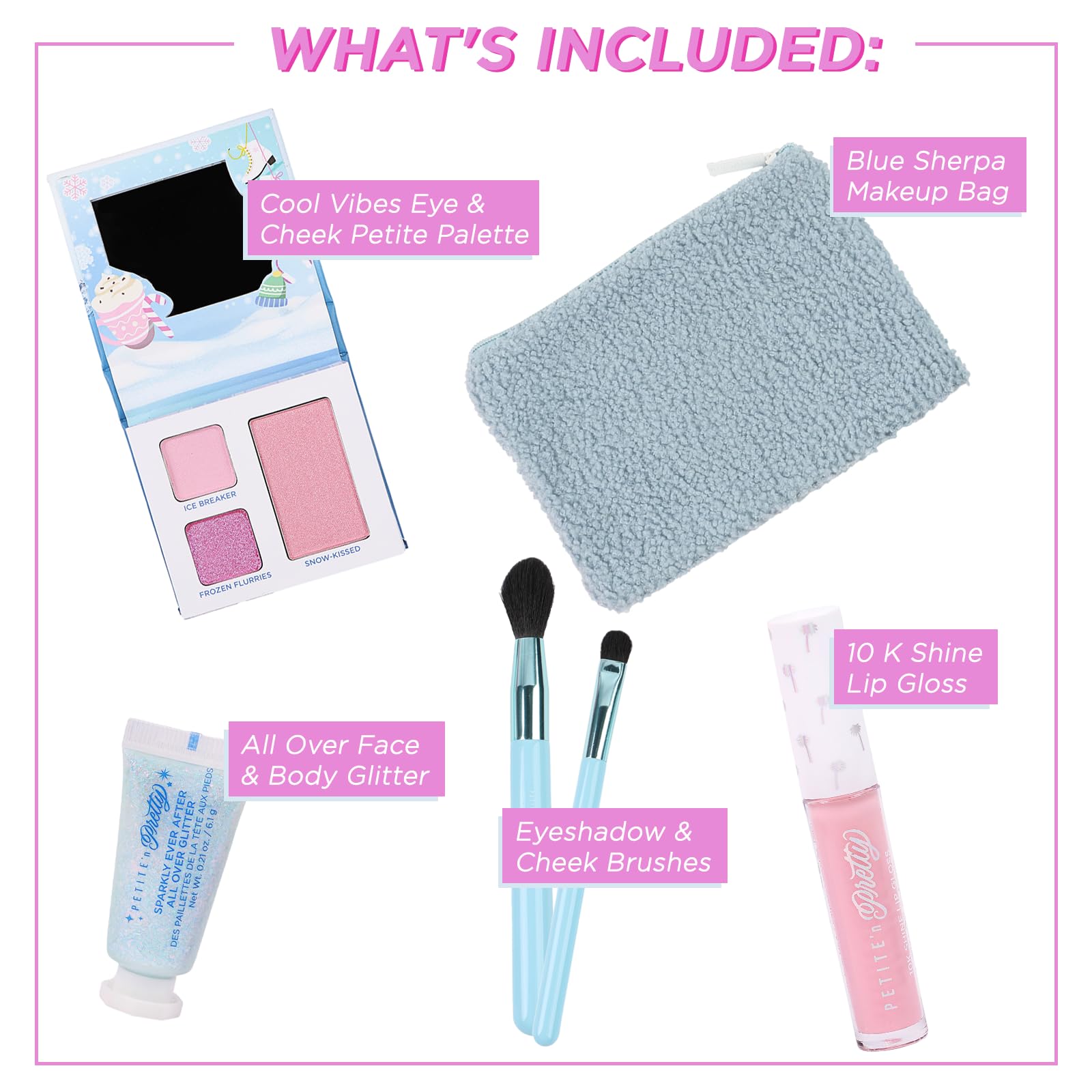 Petite 'N Pretty Cool Vibes Eye & Cheek Palette for playful color pops